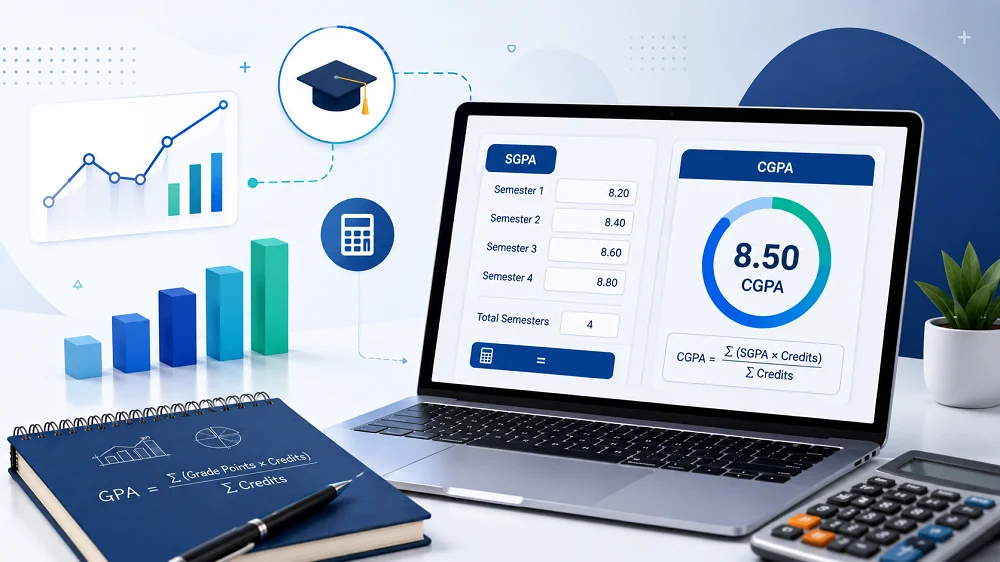 How to Use the SGPA to CGPA Calculator