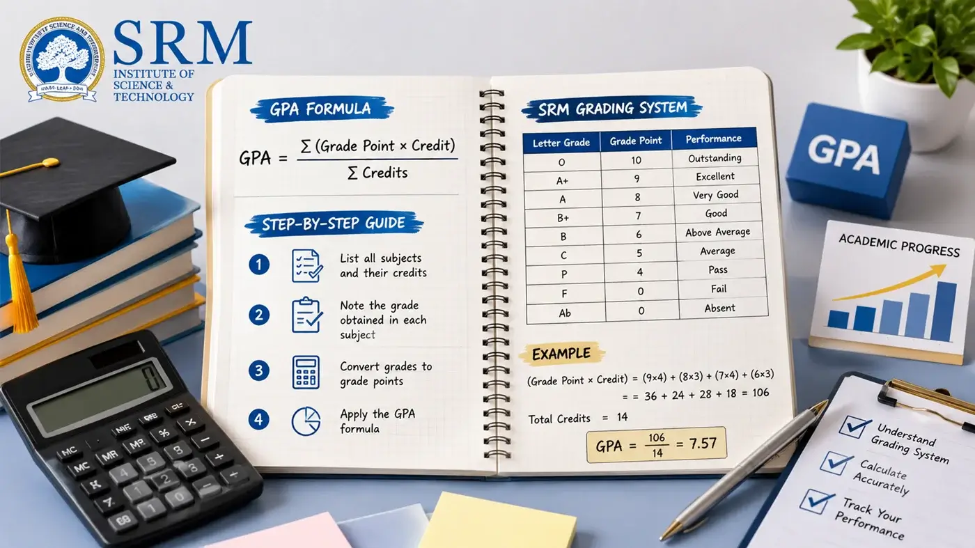 How SRM Calculates GPA: Formula, Grading System & Step-by-Step Guide