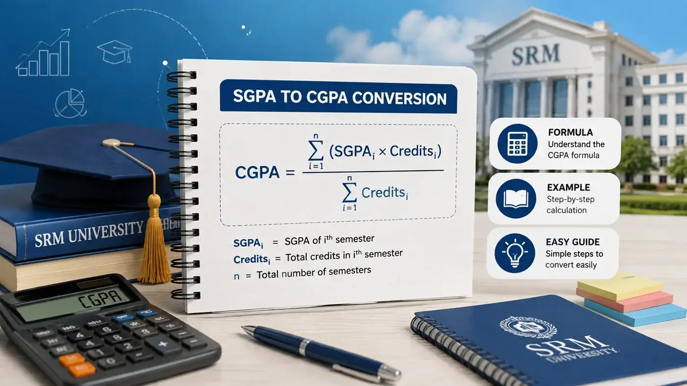 How to Convert SGPA to CGPA in SRM: Formula, Example & Easy Guide