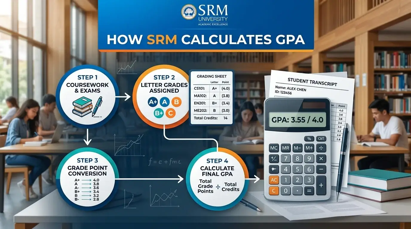 How SRM Calculates GPA: Formula, Grading System & Step-by-Step Guide