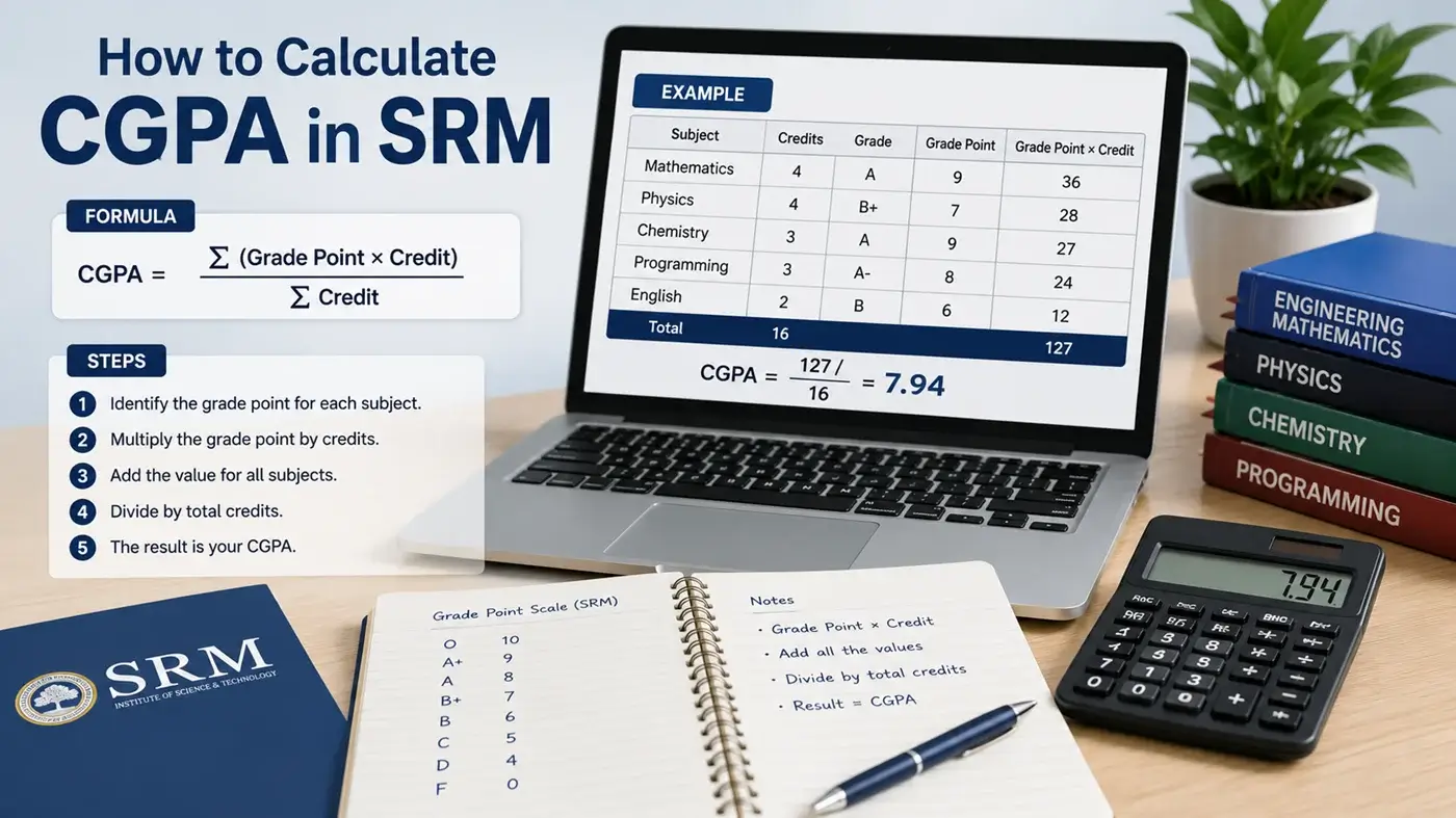 How to Calculate CGPA in SRM University Using the Official Formula